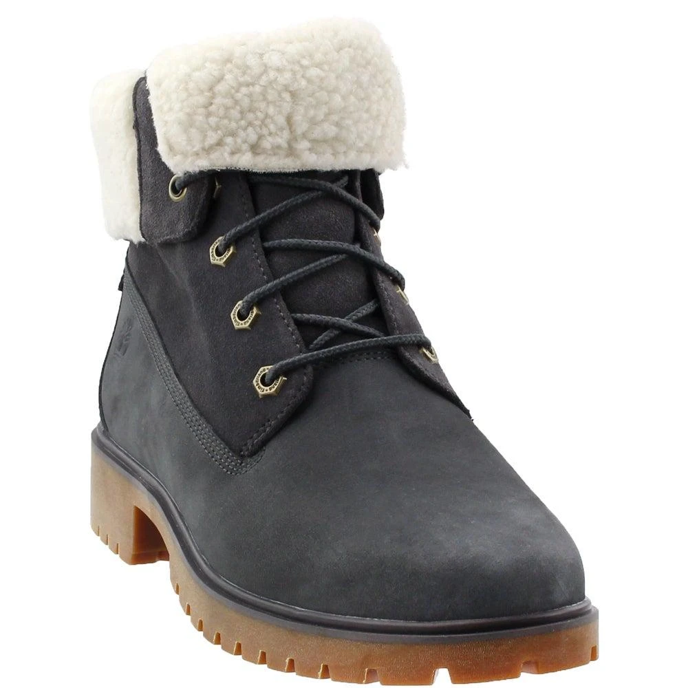 商品Timberland|Jayne Fleece Lace Up Boots,价格¥648,第2张图片详细描述