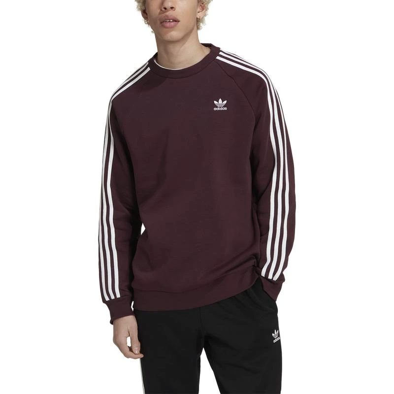 商品Adidas|adidas Originals 3-Stripes Crew - Men's,价格¥230,第1张图片