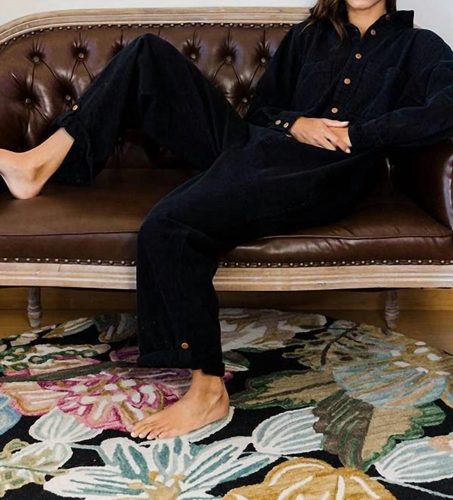 Bucketlist - Long Sleeve Denim Jumpsuit 商品