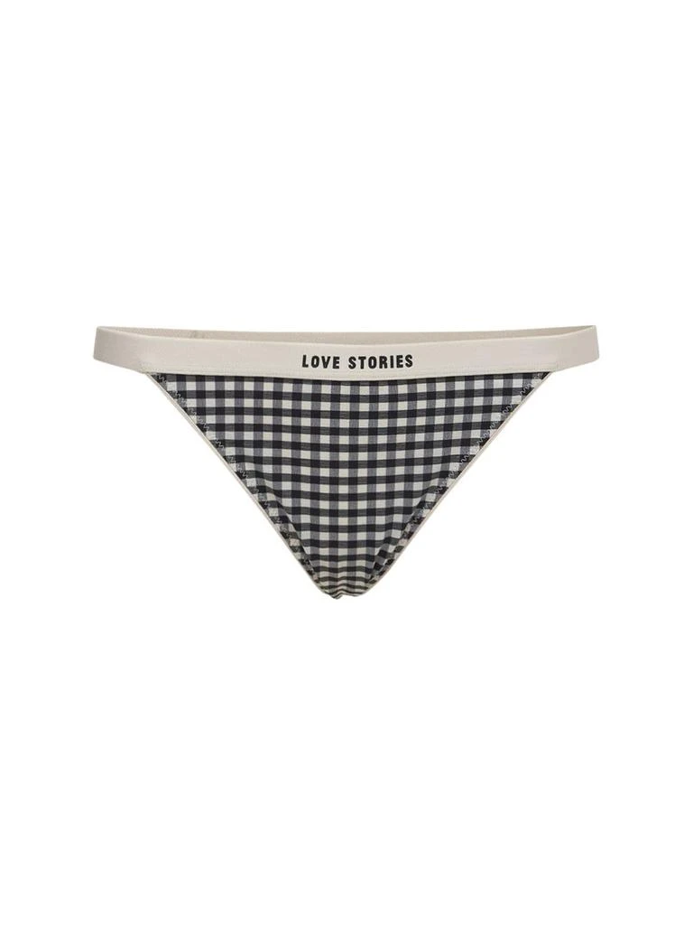 商品LOVE STORIES|Room Service Gingham Thong,价格¥254,第1张图片