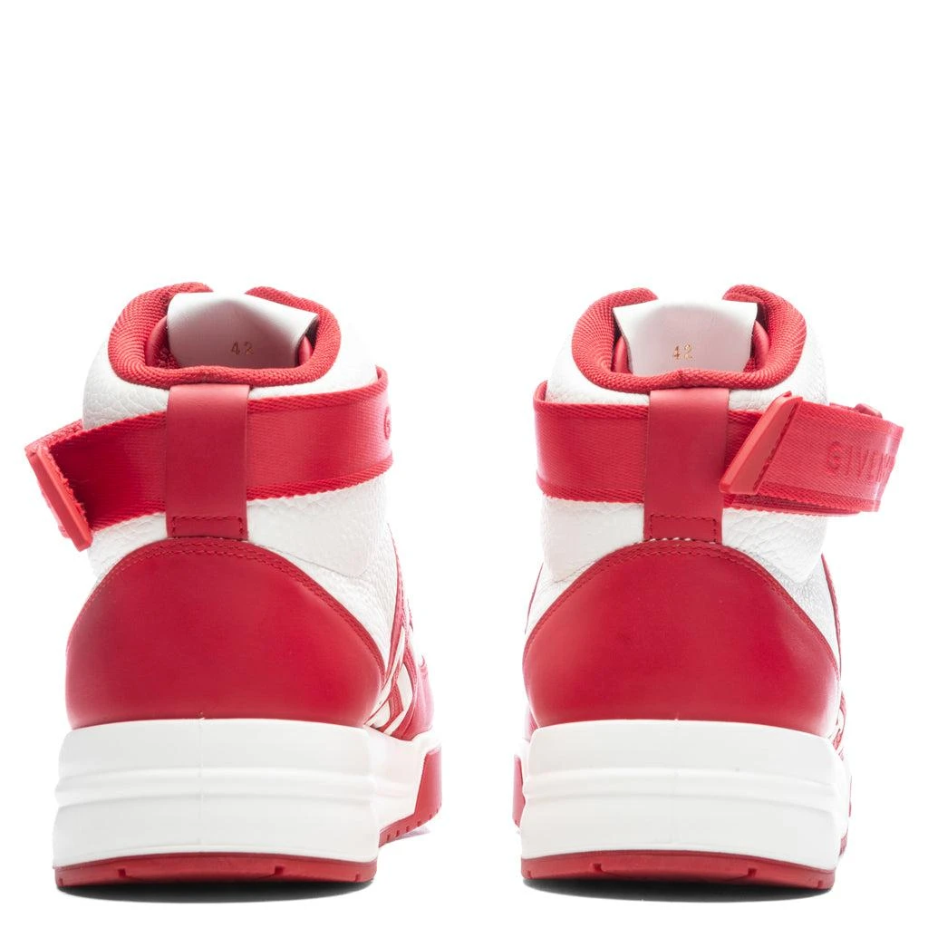 商品Givenchy|G4 High-Top Sneakers - Red/White,价格¥4030,第4张图片详细描述