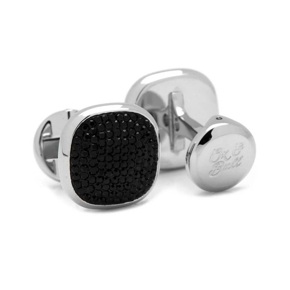 商品Ox and Bull Trading Co.|Men's Pave Cufflink and Stud Set,价格¥2317,第2张图片详细描述