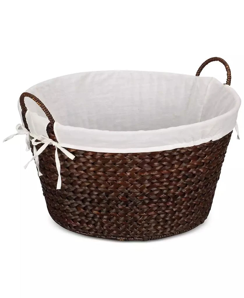 商品Household Essentials|Banana Leaf Lined Laundry Basket, Brown,价格¥512,第1张图片