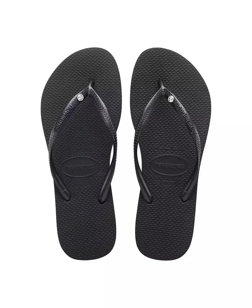 商品Havaianas|Women's Slim Swarovski Crystal II Flip Flop Sandals,价格¥280,第1张图片