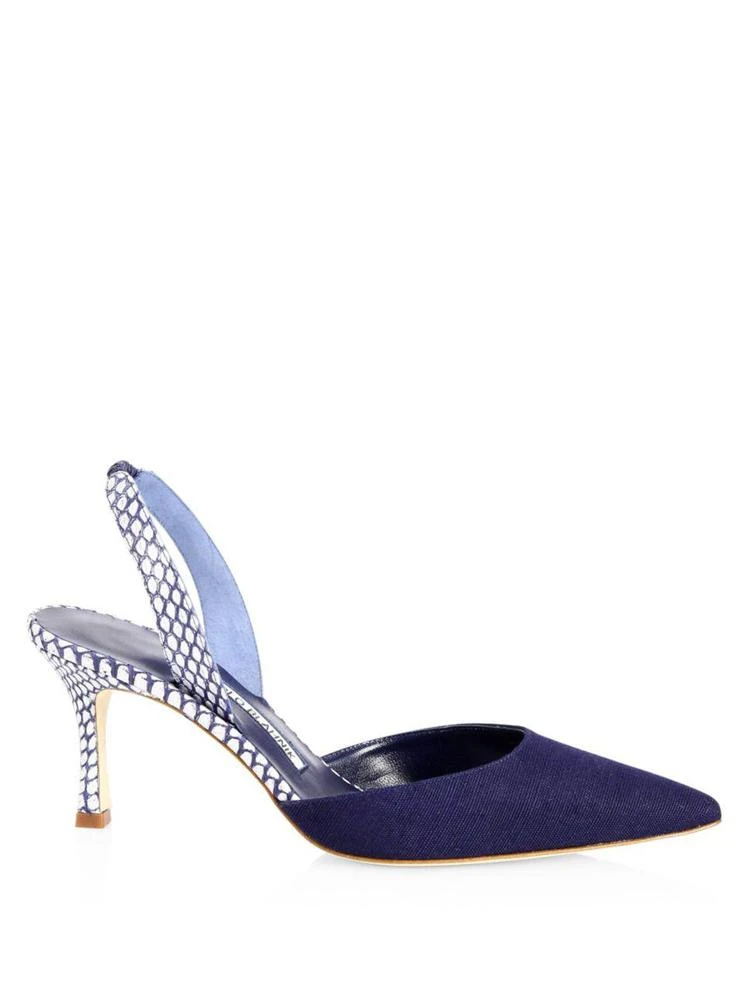商品Manolo Blahnik|Carolyne D'Orsay Heels,价格¥2200,第5张图片详细描述