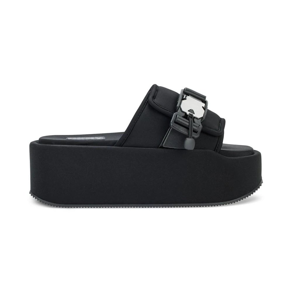 商品DKNY|Women's Vizer Platform Slide Sandals,价格¥483,第2张图片详细描述