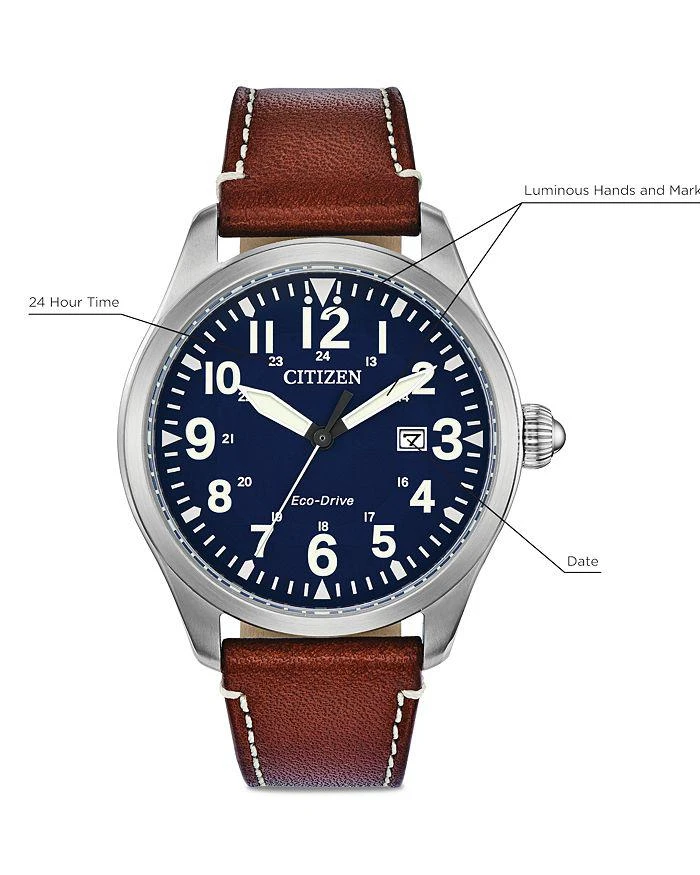 商品Citizen|Eco-Drive Garrison Weekender Watch, 42mm,价格¥1753,第3张图片详细描述