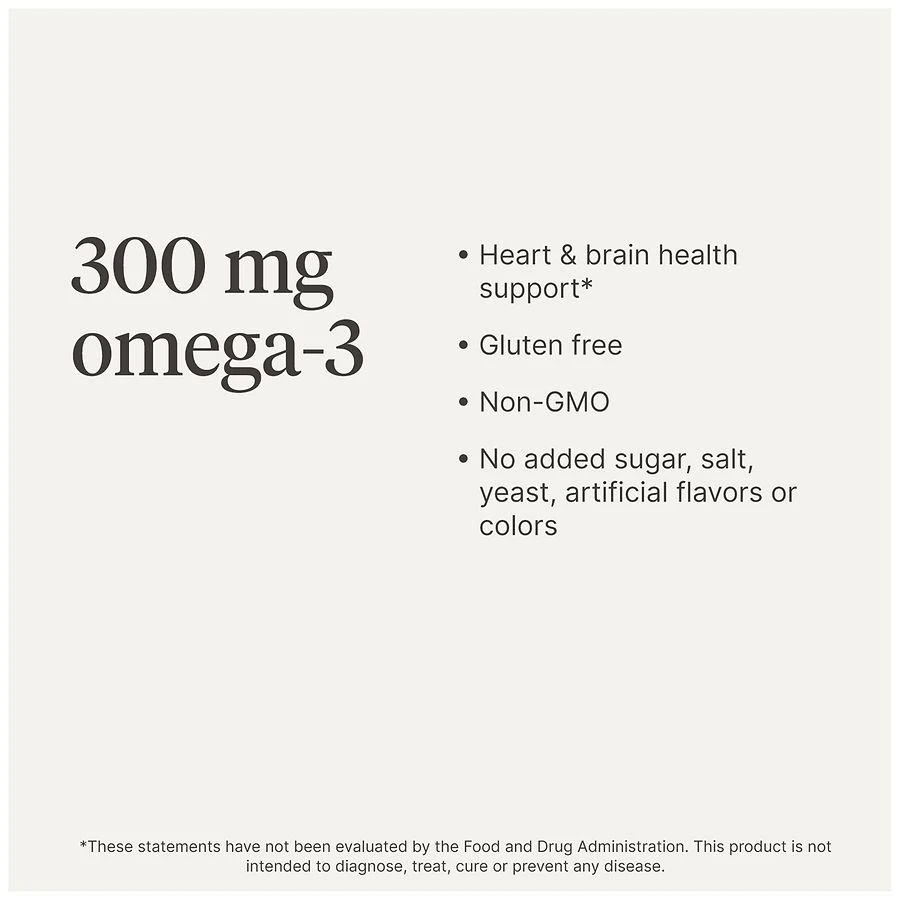 Fish Oil 1000 mg with 300 mg Omega-3 Softgels 商品