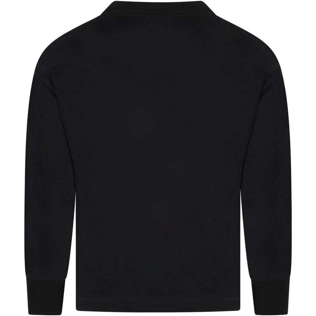 商品Balenciaga|Black T-shirt For Kids With Logo,价格¥1116,第2张图片详细描述