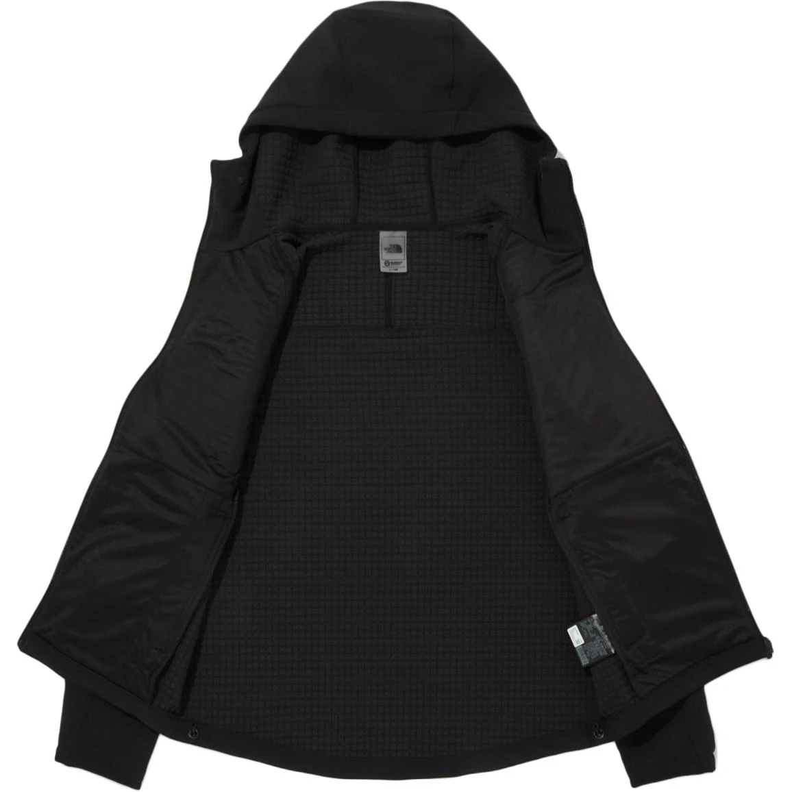 商品[国内直发] The North Face|北面 SUMMIT巅峰系列抓绒软壳防风防水连帽夹克外套 男款 黑色,价格¥1233,第4张图片详细描述