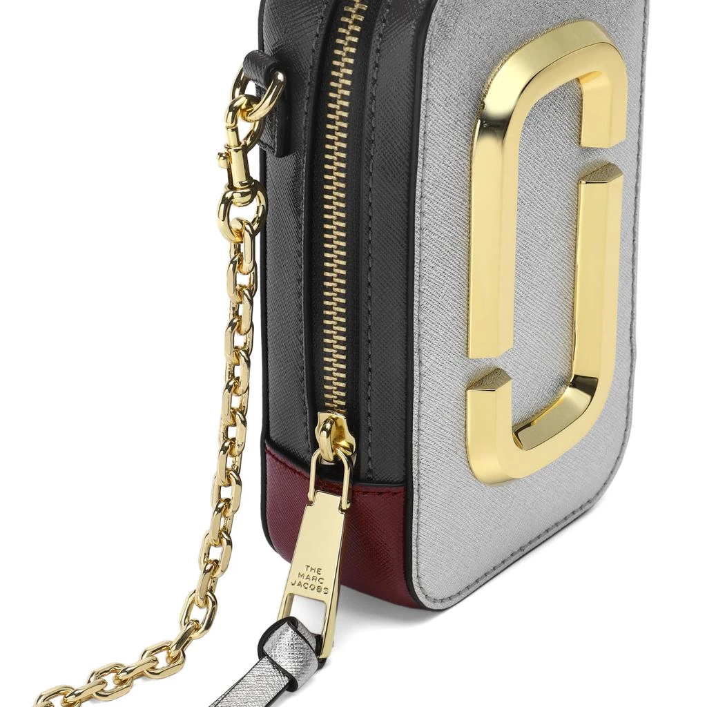 商品[国内直发] Marc Jacobs|马克·雅可布 MARC JACOBS 女士The Hot Shot系列银色牛皮革单肩斜挎包 M0016765098,价格¥1571,第3张图片详细描述