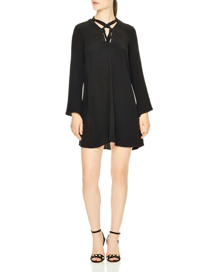 商品Sandro|Lucina Lace-Up Dress,价格¥1203,第1张图片