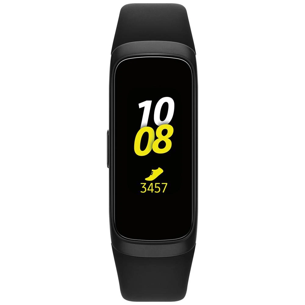 商品SAMSUNG|Unisex Galaxy Fit Black Elastomer Strap Touchscreen Smart Watch .95",价格¥751,第1张图片