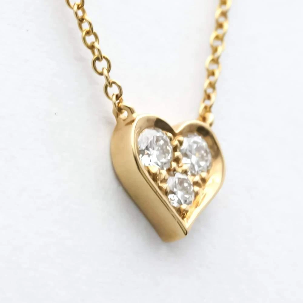 商品[二手商品] Tiffany & Co.|Tiffany & Co. Sentimental Heart 18K Rose Gold Diamond Necklace,价格¥7130,第3张图片详细描述