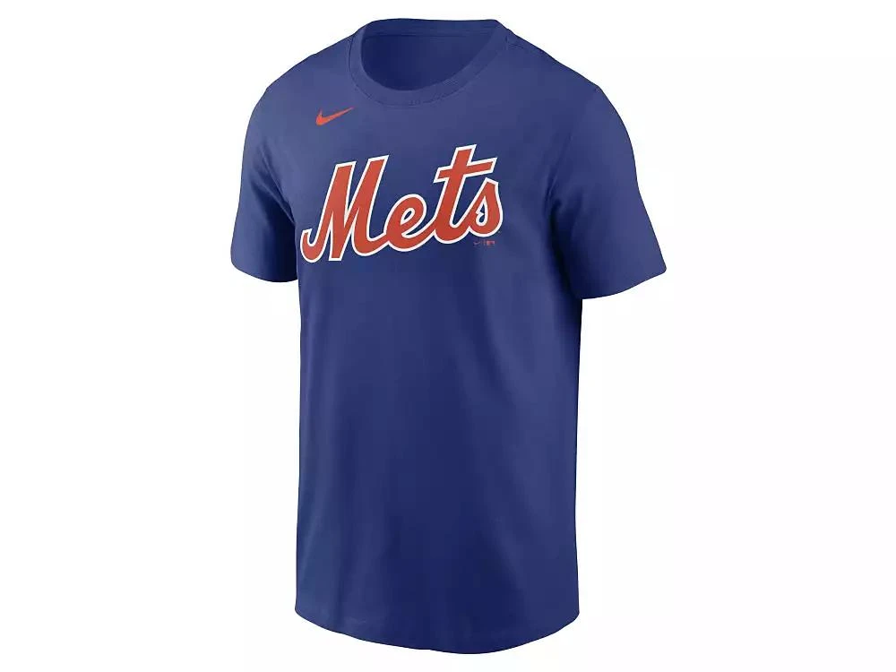 商品NIKE|New York Mets Men's Name and Number Player T-Shirt - Francisco Lindor,价格¥317,第2张图片详细描述