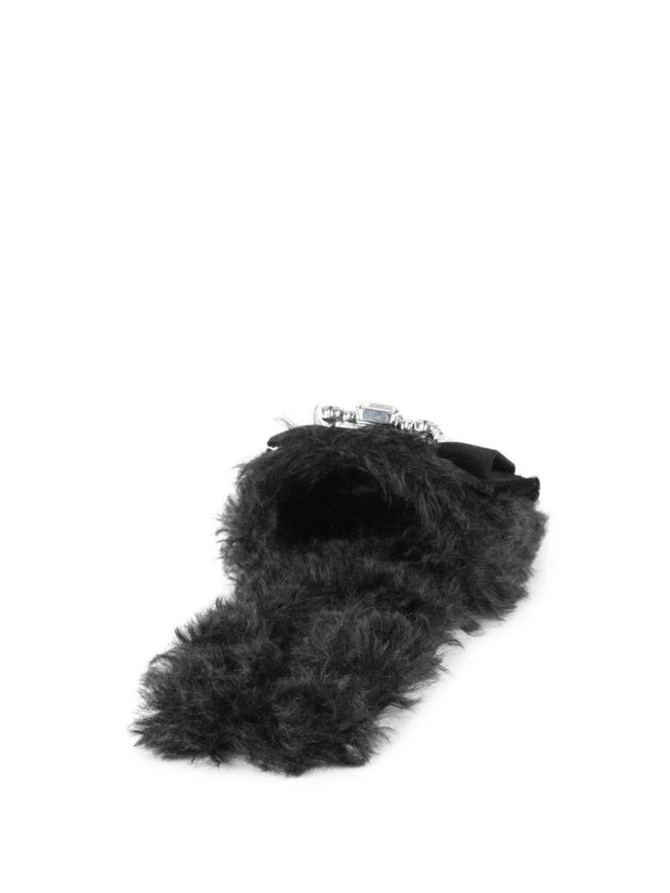 商品Miu Miu|Jeweled Faux Fur Slide Sandals,价格¥2668,第2张图片详细描述