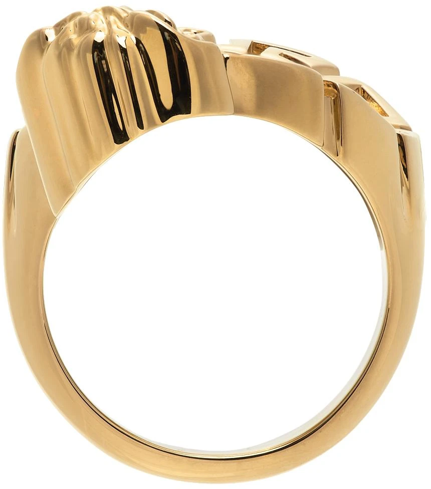 商品Versace|Gold 'La Medusa' Greca Ring,价格¥824,第2张图片详细描述