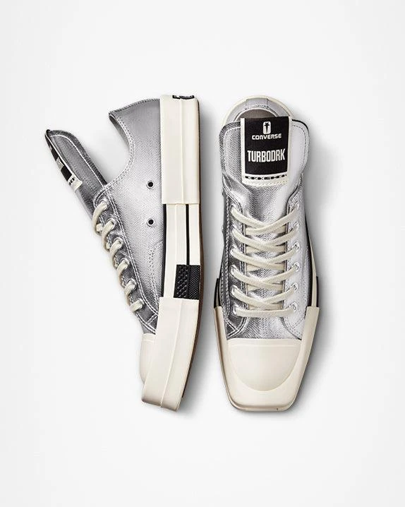 商品Rick Owens|RICK OWENS DRKSHDW X CONVERSE TURBODRK OX LOW TOP SNEAKERS,价格¥511,第5张图片详细描述