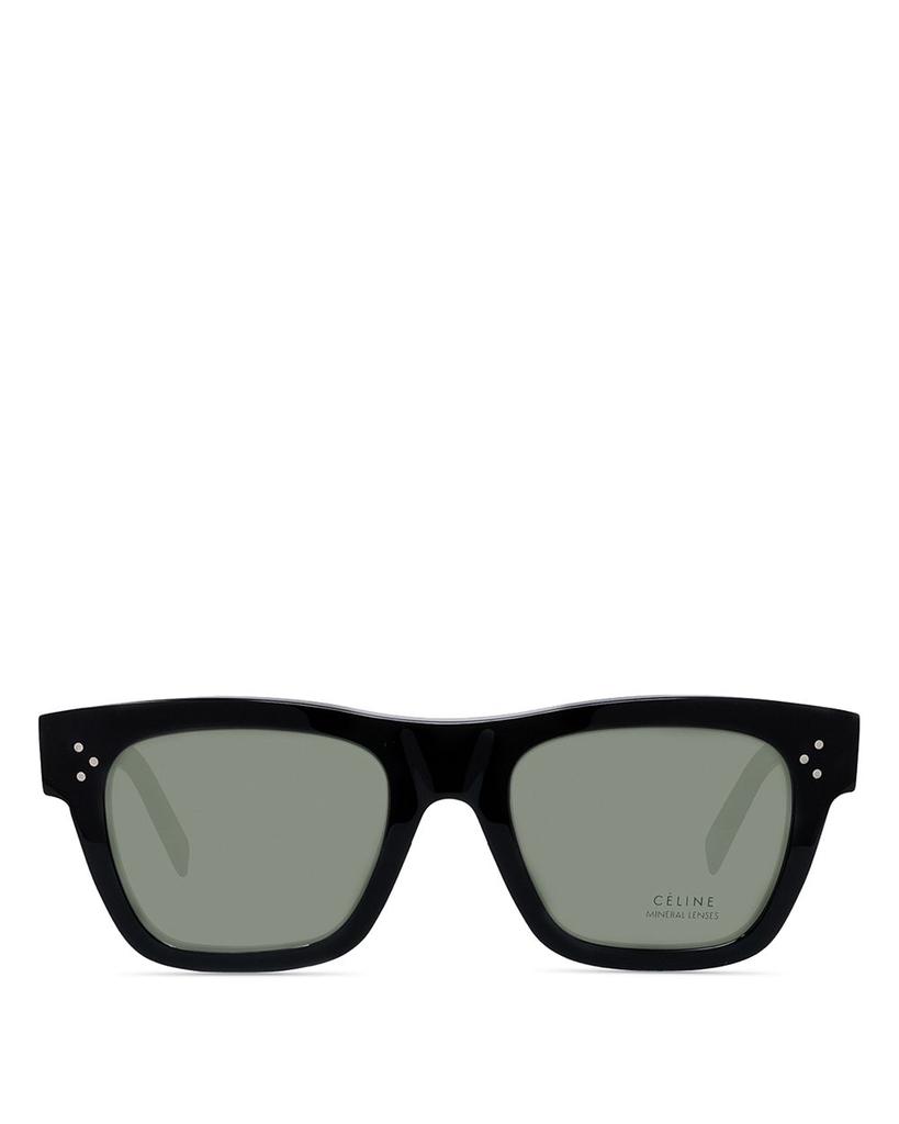 Unisex Rectangular Sunglasses, 51mm商品第2张图片规格展示