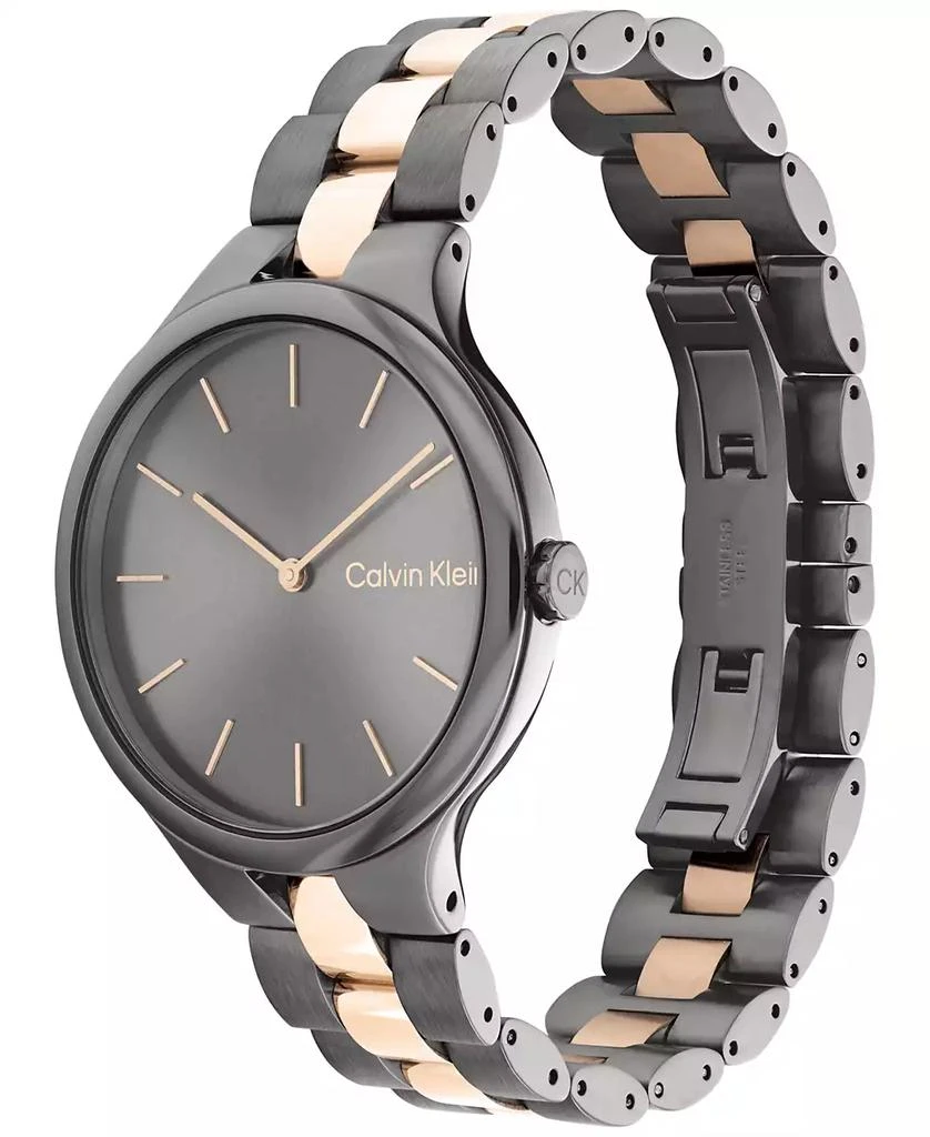 商品Calvin Klein|Two-Tone Bracelet Watch 38mm,价格¥859,第2张图片详细描述