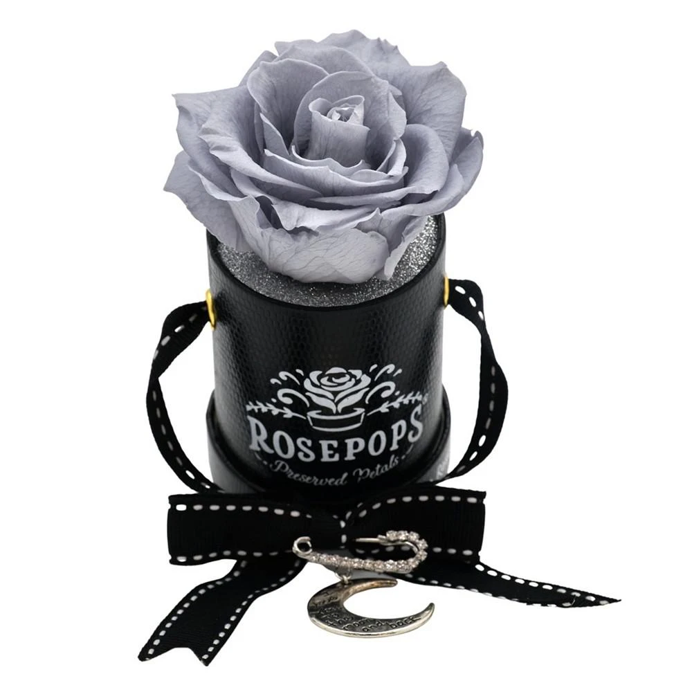 商品Rosepops|Pop-Up Single Moonbeam Real Rose with Complementary to The Moon and Back Charm,价格¥336,第3张图片详细描述