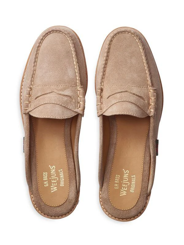 Larson Suede Penny Mules 商品