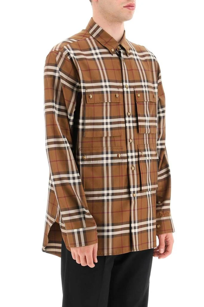 商品Burberry|MULTIPLE POCKET TARTAN SHIRT,价格¥3830,第3张图片详细描述