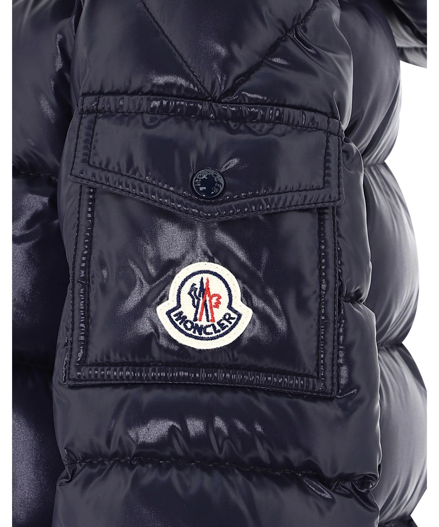 商品[国内直发] Moncler|MONCLER 深蓝色男童羽绒服 1A12520-68950-742,价格¥8979,第1张图片