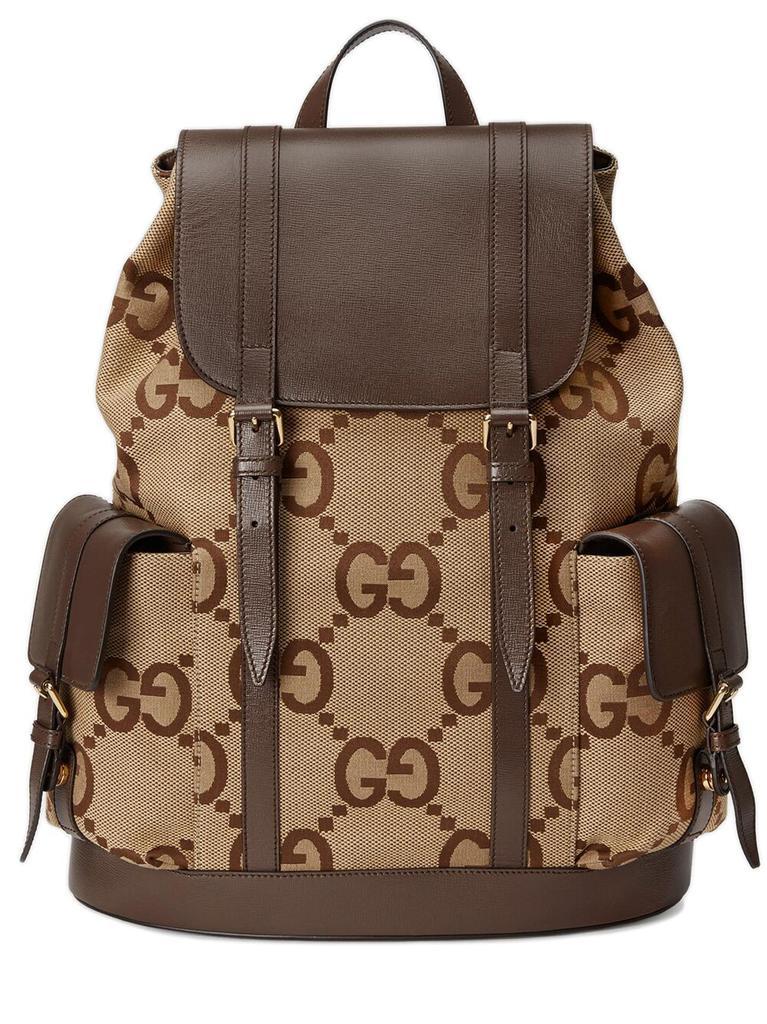 商品Gucci|Backpack with jumbo gg,价格¥16433,第1张图片