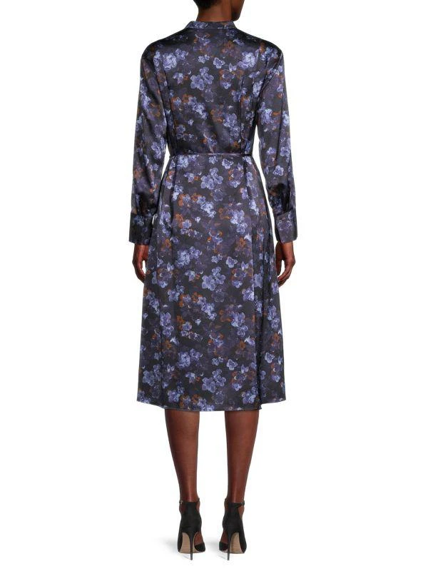 商品Vince|Plumeria Blooms Belted A-Line Dress,价格¥709,第2张图片详细描述