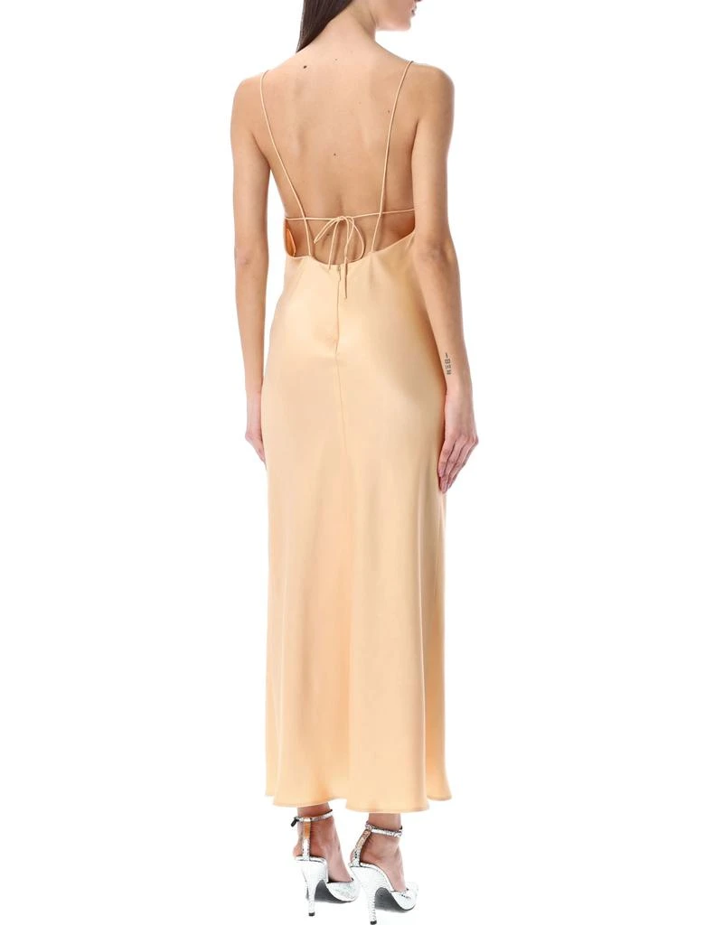 商品Stella McCartney|Stella McCartney V Mesh Compact Crepe Slip Dress,价格¥4119,第3张图片详细描述