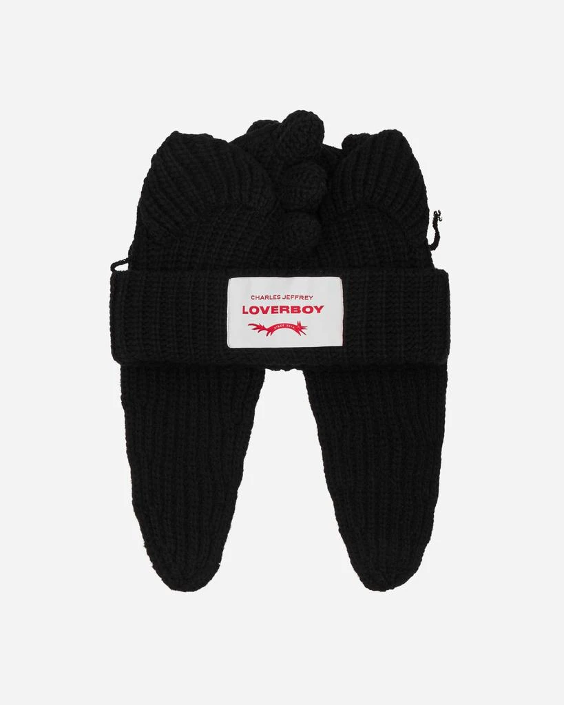 商品Charles Jeffrey Loverboy|Chunky Kimera Beanie Black,价格¥1271,第1张图片