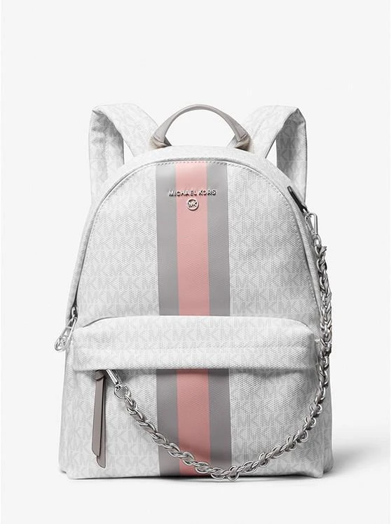 商品Michael Kors|Slater Medium Logo Stripe Backpack,价格¥1413,第1张图片