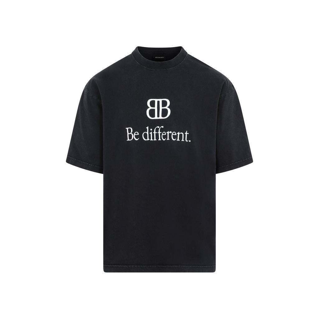 商品Balenciaga|BALENCIAGA  BE DIFFERENT T-SHIRT TSHIRT,价格¥3383,第1张图片