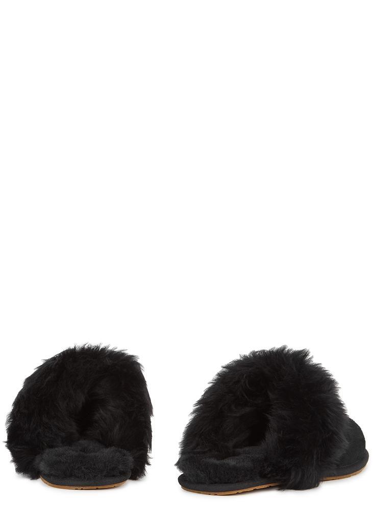 商品UGG|Scruff Sis shearling-trimmed suede slippers,价格¥759,第5张图片详细描述