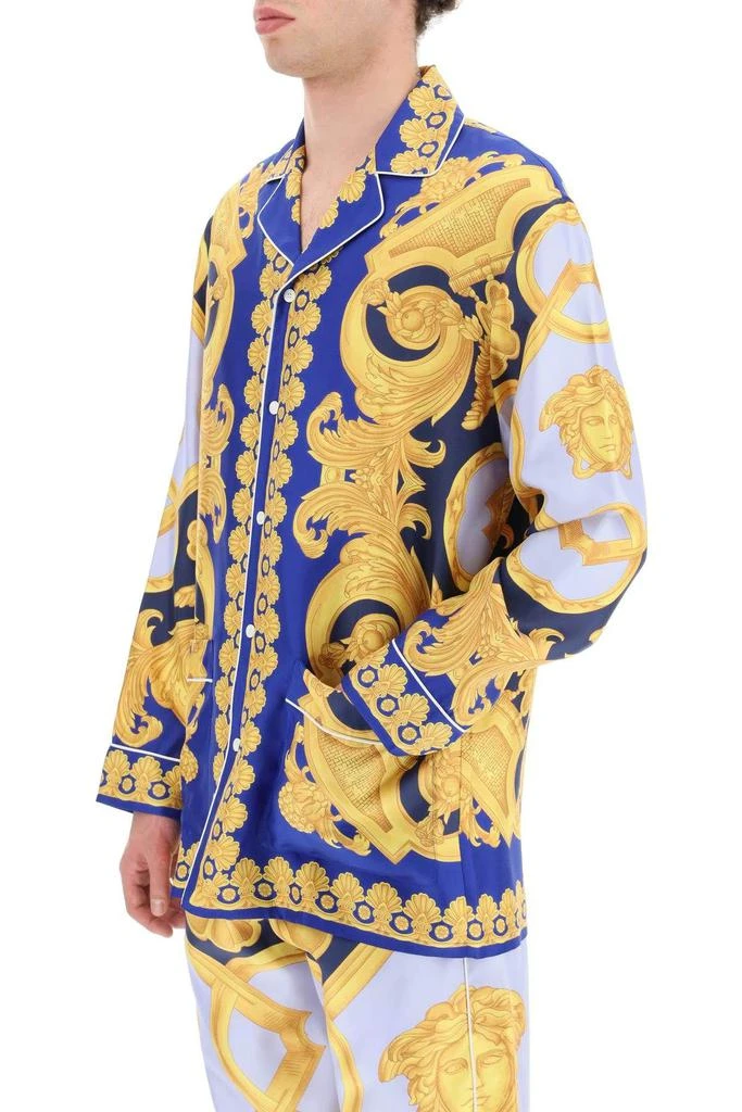 商品Versace|'BAROCCO 660' SILK PAJAMA SHIRT,价格¥3385,第5张图片详细描述