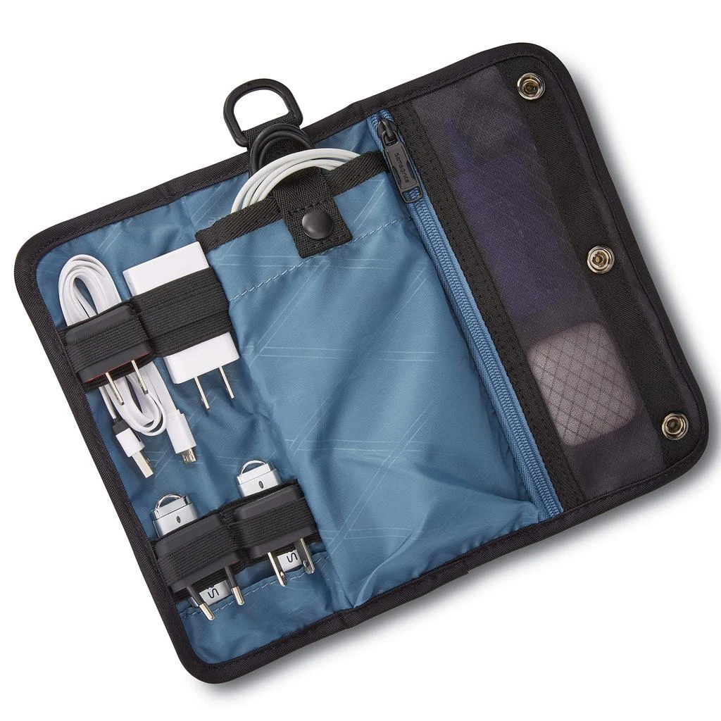 商品Samsonite|Samsonite Pro Travel Softside Expandable Luggage with Spinner Wheels, Black, Carry-On 21-Inch,价格¥1917,第4张图片详细描述