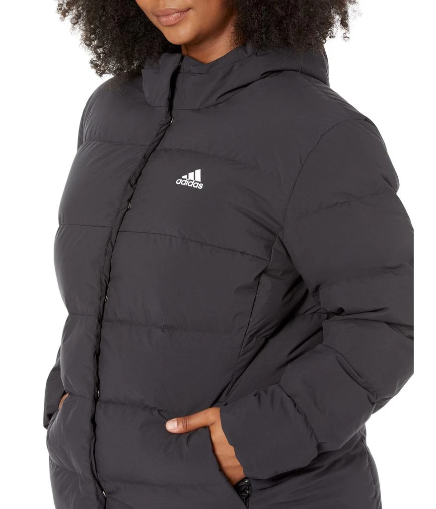 商品Adidas|Plus Size Helionic Down Hooded Jacket,价格¥552,第3张图片详细描述