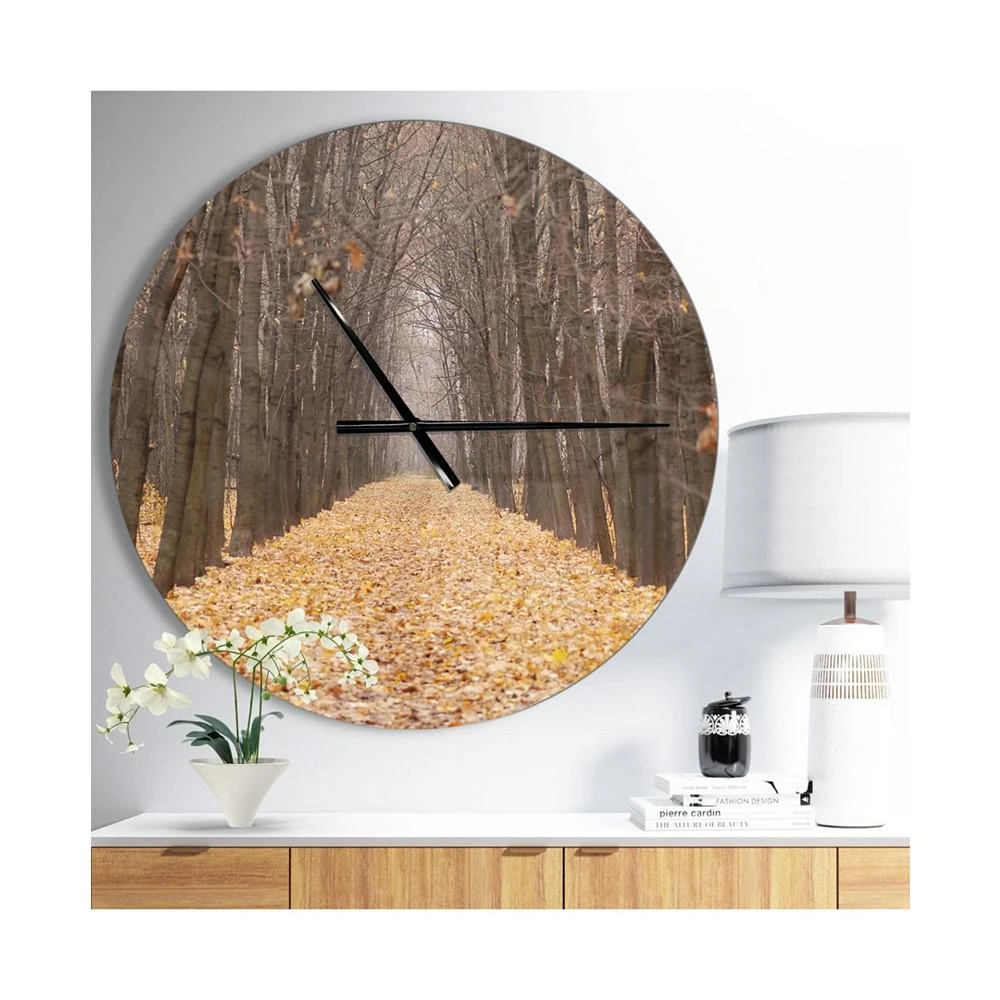 商品Design Art|Designart Oversized Traditional Round Metal Wall Clock,价格¥1223,第4张图片详细描述