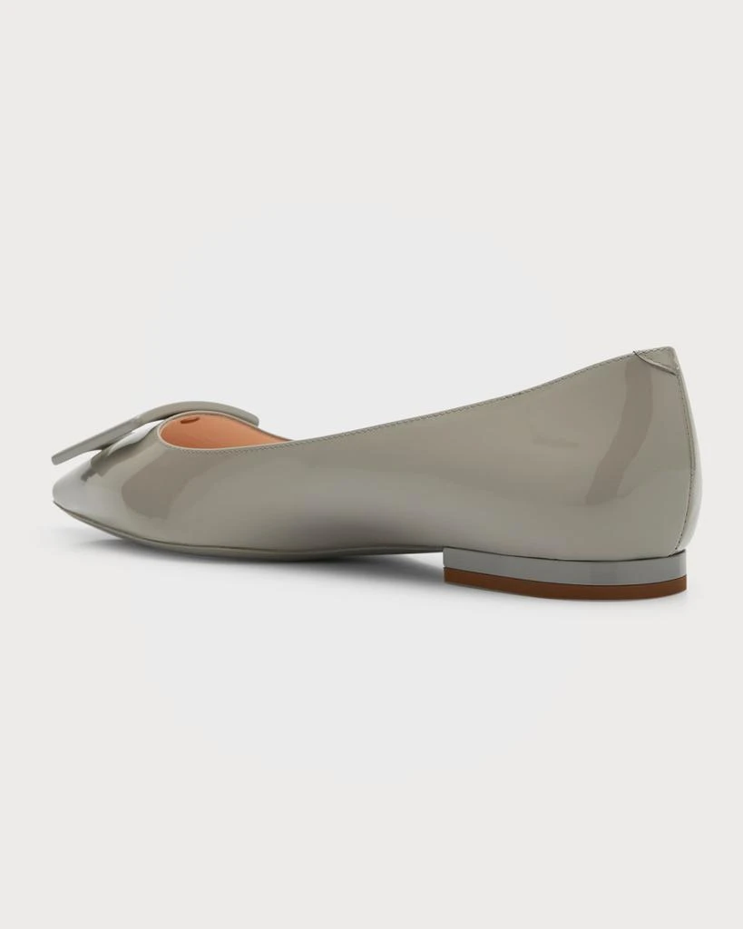 商品Roger Vivier|Gommettine Buckle Ballerina Flats,价格¥5221,第3张图片详细描述