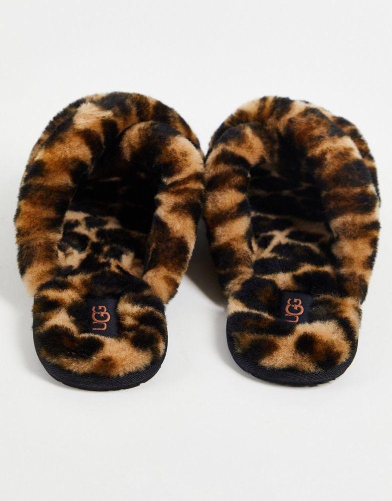 UGG Scuffita slippers in panther print商品第3张图片规格展示
