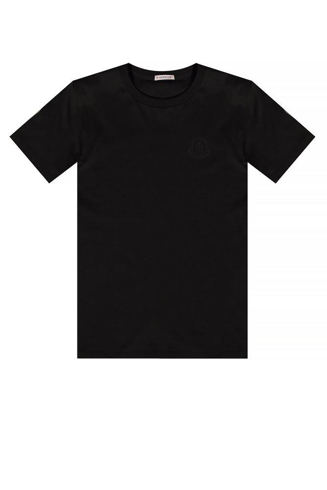 Moncler Logo Patch Crewneck T-Shirt商品第1张图片规格展示
