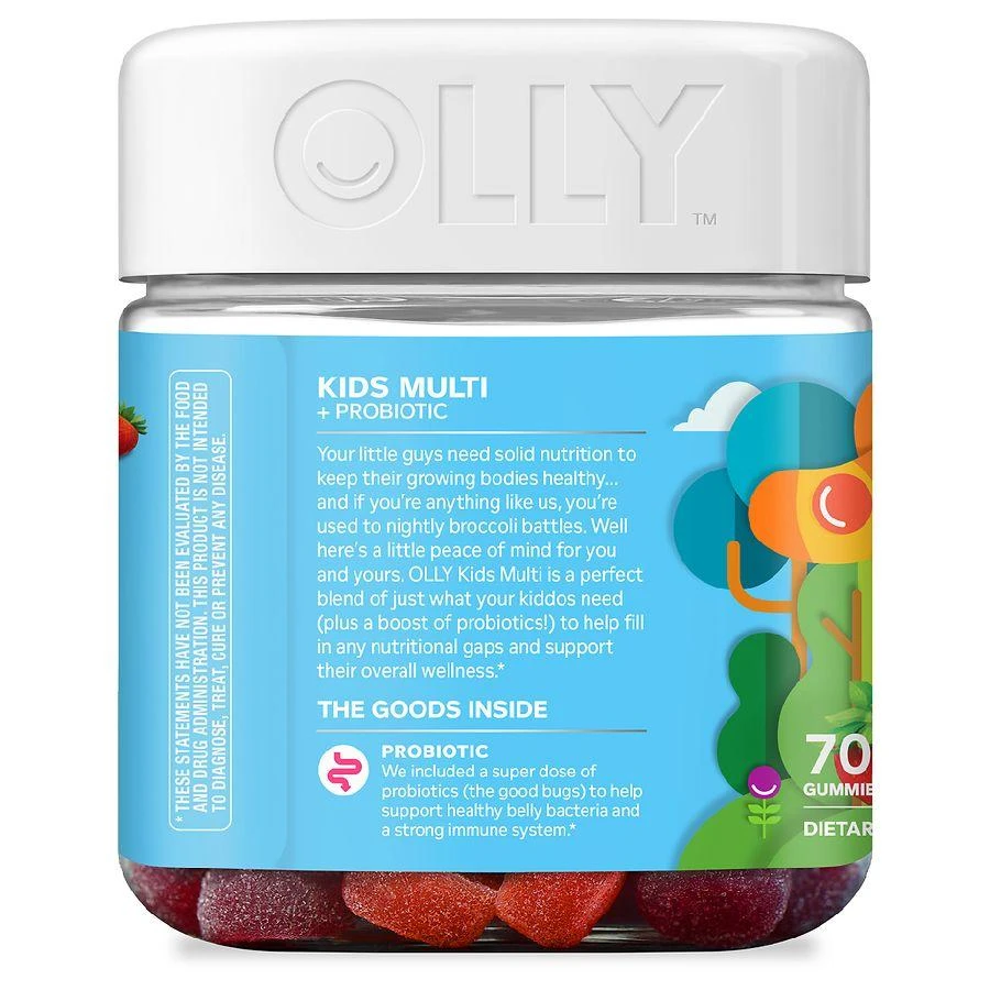 商品OLLY|Olly 儿童维生素&益生菌 水果软糖 70粒,价格¥119,第3张图片详细描述