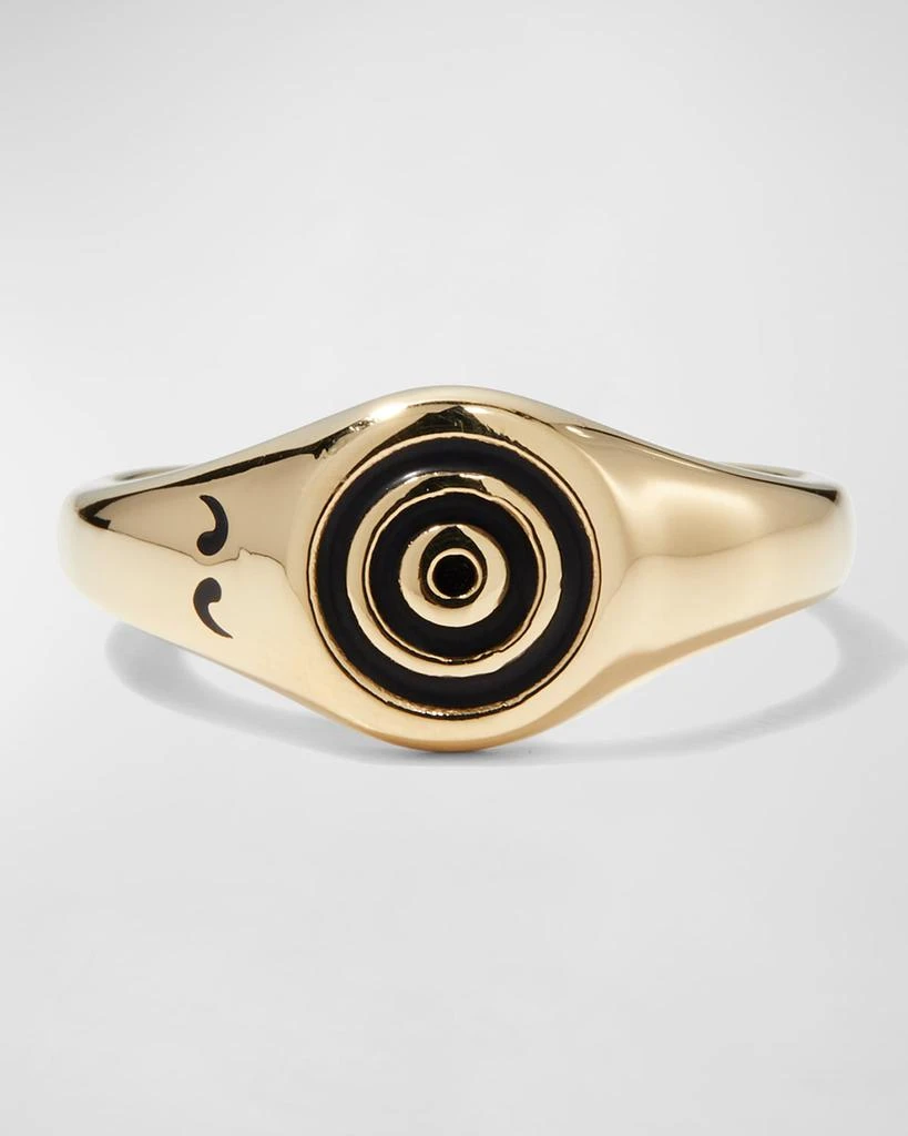 商品Marco Dal Maso|Men's Yellow Gold Acies Ipnotic Signet Ring,价格¥23857,第1张图片