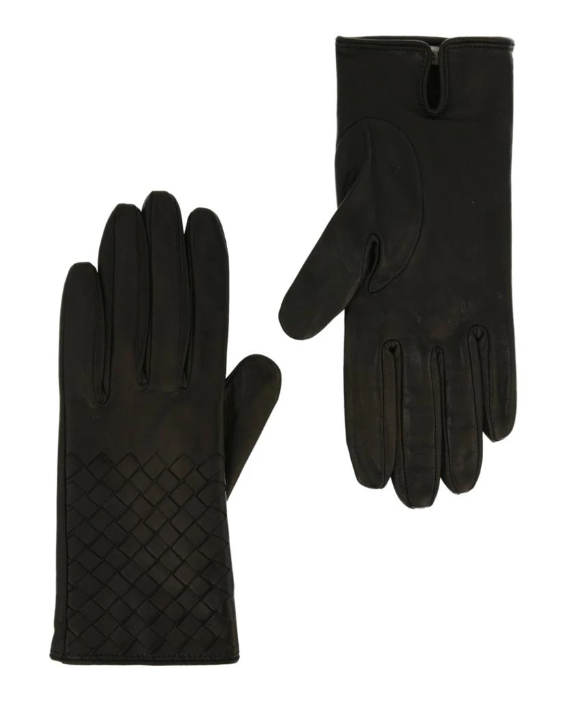 商品Bottega Veneta|Intrecciato Leather Gloves,价格¥878,第1张图片