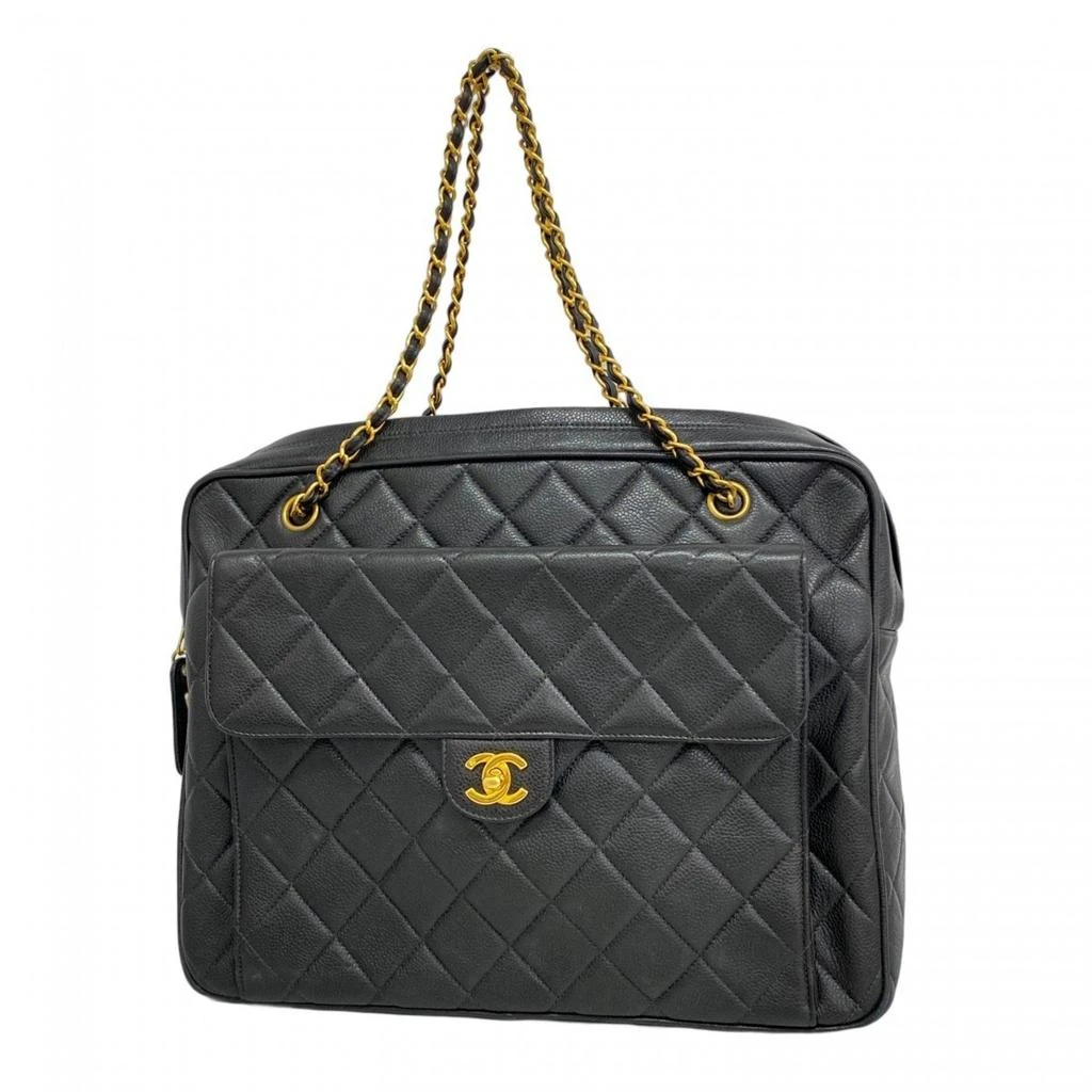 商品[二手商品] Chanel|Grained Calfskin Shoulder Bag (Pre-Owned),价格¥23455,第1张图片