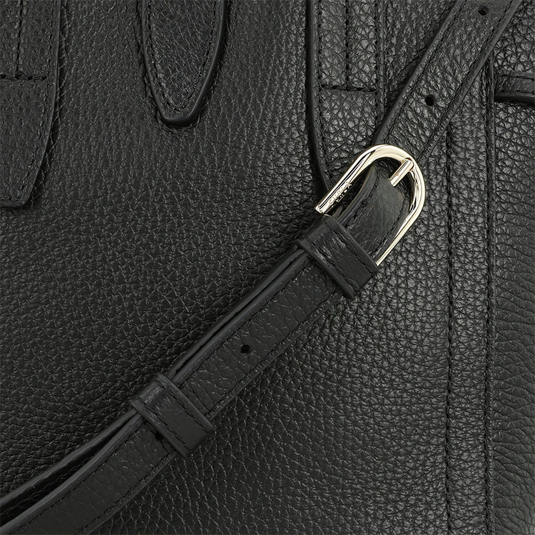 商品[国内直发] Furla|Net系列 17号Nero可调节可拆卸肩带 小牛皮 菜篮子托特包Tote包购物袋单肩斜挎手提包 迷你 女款 黑色,价格¥1398,第6张图片详细描述
