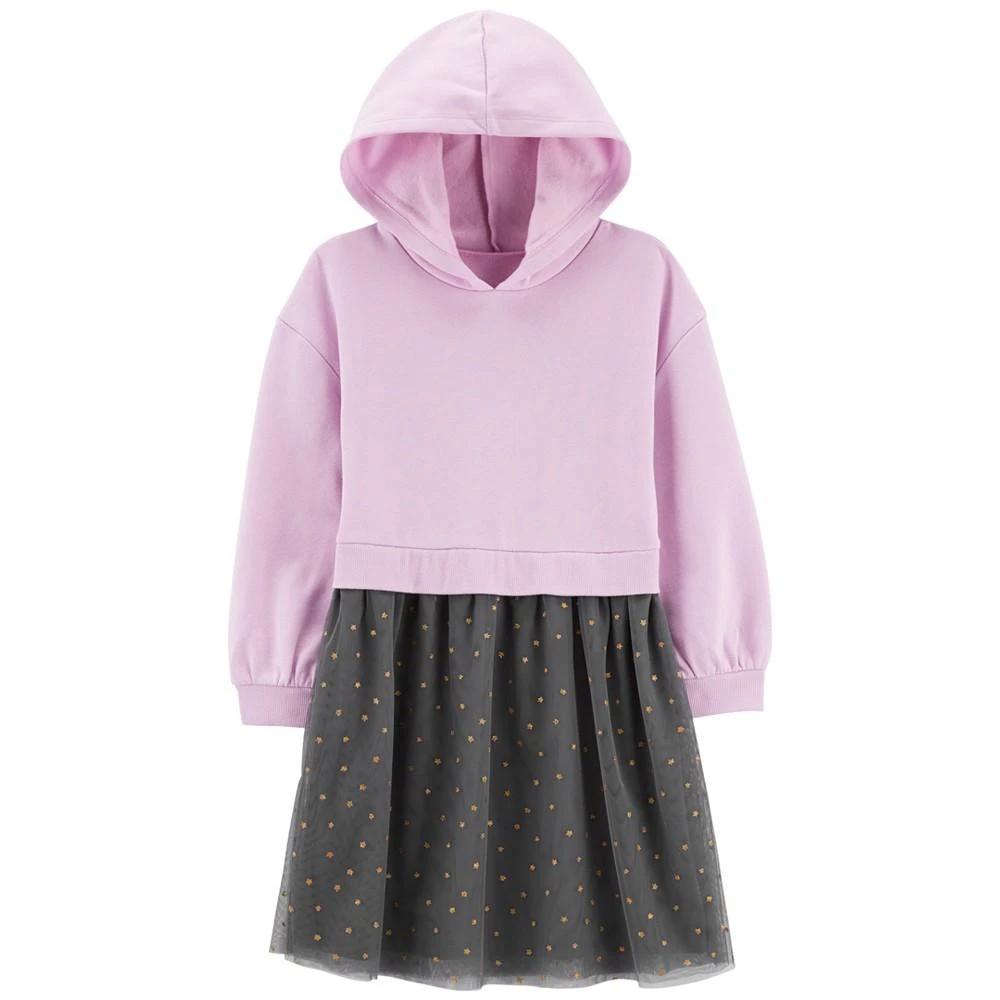 商品Carter's|Big Girls Hooded Fleece Tutu Dress,价格¥107,第1张图片