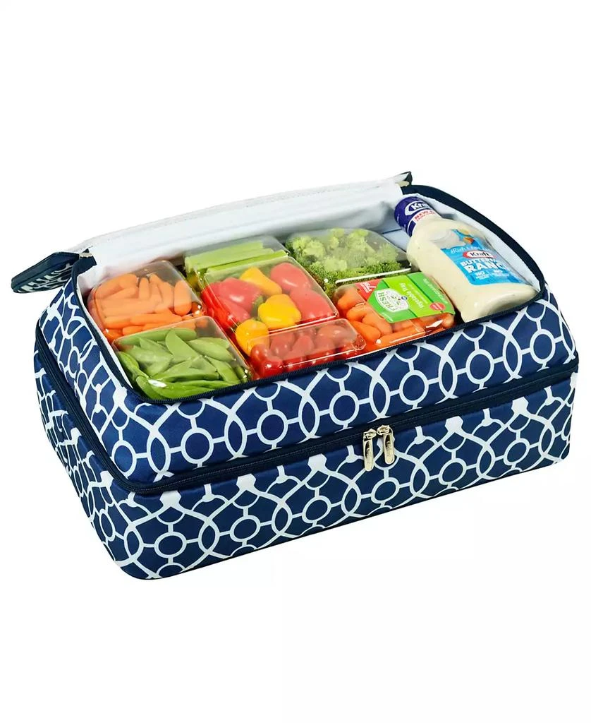 商品Picnic At Ascot|- Two Layer - Hot, Cold Thermal Food and Casserole Carrier,价格¥571,第4张图片详细描述