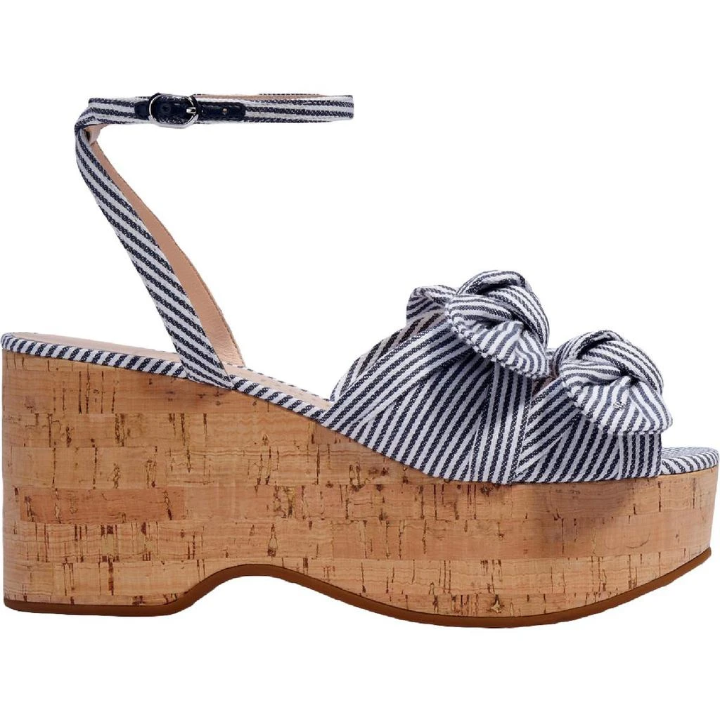 商品Kate Spade|Kate Spade New York Womens Julep Striped Wedge Platform Sandals,价格¥193,第3张图片详细描述